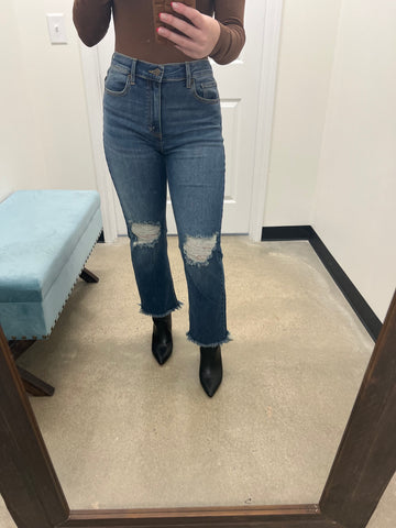 90'S Wide Leg Jeans-White
