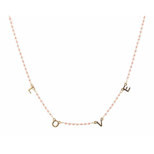 JM Pink Love Necklace